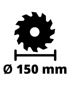 Купить Циркулярная аккумуляторная пила Einhell PXC TE-CS 18/150 Li-Solo 4331220  в E-mobi