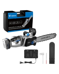 Купить Цепная бесщеточная аккумуляторная пила DEKO в кейсе DKCHS 40 PRO, 16