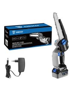 Купить Пила цепная аккумуляторная бесщеточная DEKO DKCHS 20V, 20В, 1x4.0Ач 063-4483-1  в E-mobi