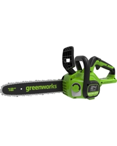 Купить Цепная пила аккумуляторная GreenWorks GD24CS30, 24V, 30см, бесщеточная, c 1хАКБ 2 Ач c USB и ЗУ 2007007USB2  в E-mobi