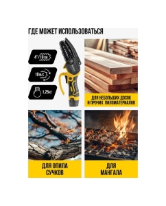 Купить Пила цепная аккумуляторная Kolner 12 В, 10 см (4), KCCS 10/12C, 10 м/с 8060100013  в E-mobi