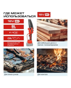 Купить Пила цепная аккумуляторная Ставр 18V UNI-M, BL, Stavr SCS 18BL-15 9060100030  в E-mobi