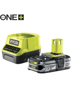 Купить Набор Ryobi ONE+ RC18120-125 5133003359 аккумулятор (18 В; 2.5 А*ч; Li-Ion) и зарядное устройство RC18120 в E-mobi