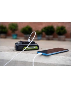 Купить Аккумулятор с USB разъемом G24USB2 24 В, 2 Ач GreenWorks 2939207  в E-mobi