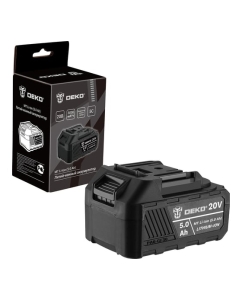 Купить Аккумулятор DEKO MT Li-ion, 20В, 5.0А*ч, разъём UNV 084-1063 в E-mobi