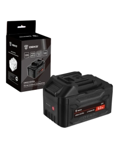 Купить Аккумулятор DEKO UNV6.0 EXTRA, Li-ion, 20В, 6.0А_ч, с повышенной токоотдачей 063-4498  в E-mobi