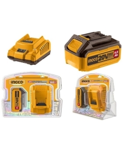 Купить Комплект: аккумуляторная батарея + ЗУ INGCO Li-Ion P20S FBCPK1214 в E-mobi