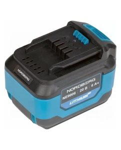 Купить Аккумулятор Li-ion, 20 В, 6 Ач NORDBERG NE9006 в E-mobi
