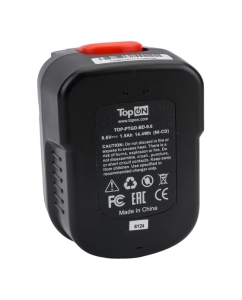 Купить Аккумулятор (9.6 V; 1.5 Ah; Ni-Cd) для электроинструмента Black &amp; Decker TopON TOP-PTGD-BD-9.6-S  в E-mobi