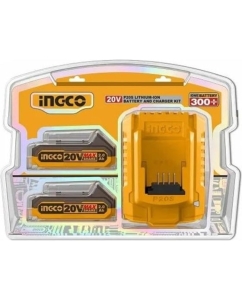 Купить Комплект аккумуляторных батарей + ЗУ INGCO Li-Ion P20S FBCPK1222  в E-mobi