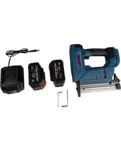 Купить Степлер аккумуляторный AktiTool для гвоздей ES11 (15-30 мм, 20 В, 2 Li-ion аккум. 4000 mAh) 101308  в E-mobi