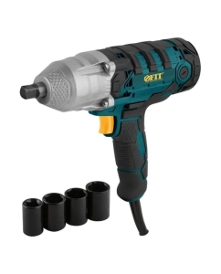 Купить Электрический гайковерт FIT 450 Вт, 3600 об/мин, 5000 уд/мин, 350 Нм, быстрая смена щеток, резиновая накладка 80125  в E-mobi