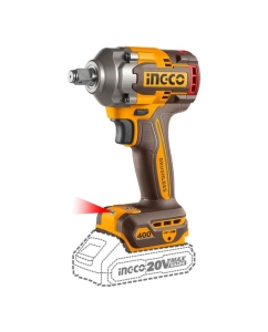 Купить Аккумуляторный ударный гайковерт INGCO BL 20В 400Hm 1/2 SUPER INDUSTRIAL CIWLI2040 в E-mobi