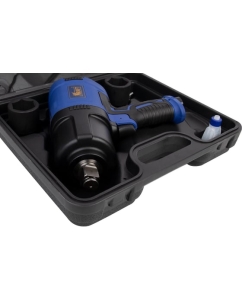 Купить Пневматический ударный гайковерт KRAFT 3/4 2450 н.м., в кейсе с головками KT 707015  в E-mobi