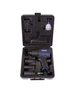 Купить Пневматический ударный гайковерт MARSHALL 1450 н.м, 1/2, ударные головки, кейс MR3004 в E-mobi