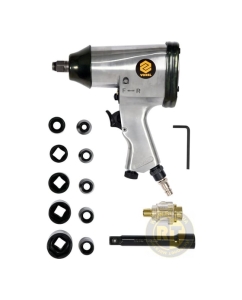 Купить Пневмогайковерт VOREL 1/2&quot; с набором головок 81101  в E-mobi