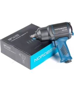 Купить Ударный пневмогайковерт NORDBERG 1/2&quot;, 1300Нм, флажковый переключатель усилия NP14102  в E-mobi
