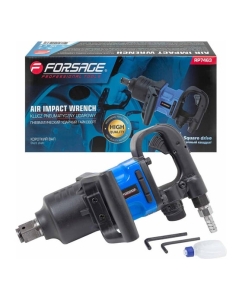 Купить Пневмогайковерт ударный с коротким валом Forsage реверсом и регулировкой усилия 1''(2000Hм, 6000 об/мин,6.3bar,320 л/мин,7.8кг) F-RP7463(50502) в E-mobi