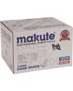 Купить Миксер строительный Makute (1850Вт, 700об/мин) HM-120C  в E-mobi
