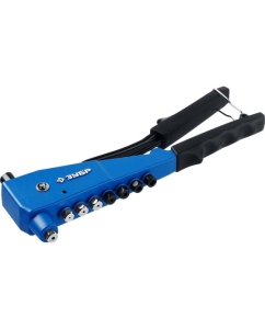 Купить Комбинированный литой заклепочник в кейсе ЗУБР Профессионал К-М6 2 вида заклёпок 31196_z01 в E-mobi