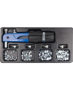 Купить Заклепочник с набором заклепок, 85 предметов KING TONY 21-30-09MR в E-mobi