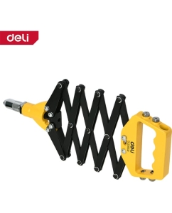Купить Заклепочник рычажно-складной DELI DL236932 815 мм, диаметр 3.2, 4.0, 4.8, 6.0, 6.4 мм 167828 в E-mobi