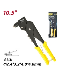 Купить Ручной заклепочник поворотный DELI 260мм DL236911W (поворот 0-360 град, диаметр 2,4/ 3,2/ 4,0/ 4,8 мм) 167848 в E-mobi