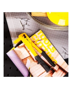 Купить Ручной заклепочник DELI DL236910T + 60 шт заклепок (2,4–3,2–4,0–4,8 мм) 98413  в E-mobi