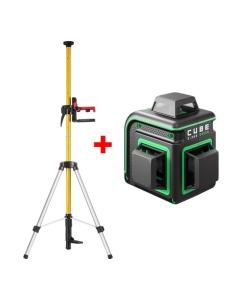 Купить Комплект ADA нивелир + штатив CUBE 3-360 GREEN SPECIAL EDITION А00613 в E-mobi