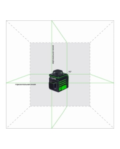 Купить Лазерный уровень ADA Cube 2-360 Green Professional Edition А00534  в E-mobi
