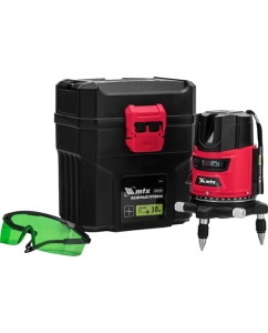 Купить Лазерный уровень MTX crx-30g, 30 м, зеленый луч, батарейки, резьба 5/8