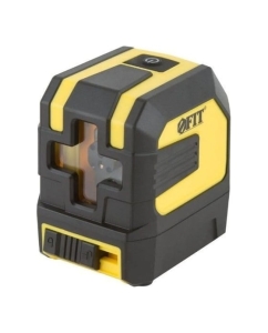 Купить Лазерный самоуспокаивающийся уровень FIT красные лучи, крест, диапазон 15 м, без треноги, чехол 18630 в E-mobi
