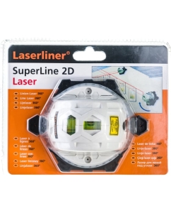 Купить Линейный лазер 360 градусов с поворотным основанием Laserliner SuperLine 2D 081.110A  в E-mobi