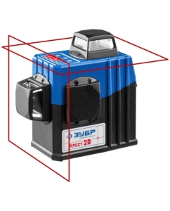 Купить Линейный лазерный нивелир ЗУБР Крест-2D Профессионал 34907 в E-mobi