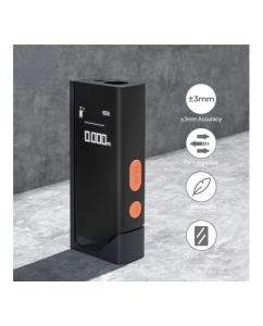 Купить Лазерный дальномер DELI Home Series Black DL331140 диапазон измерений 0,05-40м, точность измерения +/-3мм, 370 мАч, OLED дисплей, Type-C 170179  в E-mobi