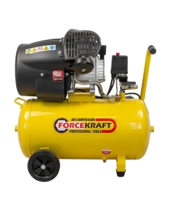 Купить Двухпоршневой компрессор с прямым приводом Forcekraft ресивер 50 л, 8 бар, 320 л/м, 1100 w, 230 v FK-V30/50(54663) в E-mobi