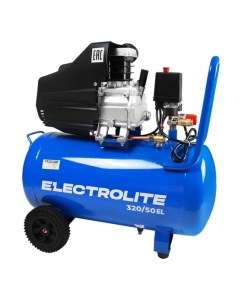 Купить Воздушный поршневой компрессор Electrolite 320/50 EL 320 л/мин, 2000 Вт, 8 Атм, электрический, 2850 об./мин, 220В, передвижной, 19.2 м3/ч 5041  в E-mobi