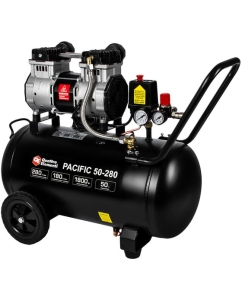 Купить Безмасляный поршневой компрессор QUATTRO ELEMENTI PACIFIC 50-280 280 л/мин, 50 л, 2.5 л.с, 8 бар 915-342 в E-mobi