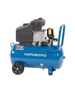 Купить Компрессор поршневой NORDBERG 220 В, ресивер 50 л, 240 л/мин NCE50/241 в E-mobi