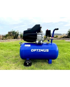 Купить Поршневой компрессор Optimus 300л/мин, 2.2 кВт, 220 В, ресивер 50 л hd OPT-305030  в E-mobi