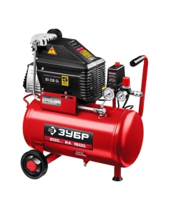 Купить Безмасляный воздушный компрессор 200 л/мин ЗУБР КП-200-24 в E-mobi