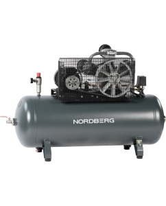 Купить Компрессор поршневой с ременной передачей NORDBERG 380В, ресивер 270 л, 950 л/мин NCP300/950  в E-mobi