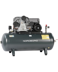 Купить Компрессор поршневой с ременной передачей NORDBERG 380В, ресивер 270 л, 950 л/мин NCP300/950  в E-mobi