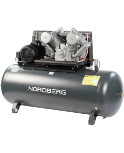 Купить Компрессор поршневой с ременной передачей NORDBERG 380В, ресивер 500 л, 1400 л/мин NCP500/1400  в E-mobi