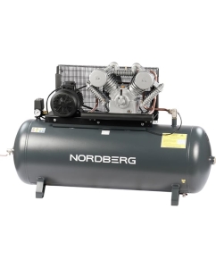 Купить Компрессор поршневой с ременной передачей NORDBERG 380В, ресивер 500 л, 1400 л/мин NCP500/1400  в E-mobi