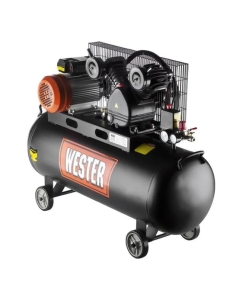 Купить Компрессор WESTER WBK2200/100PRO ременной привод, поршневой масляный, 2200 Вт, 340л/мин, 8бар 631639 в E-mobi
