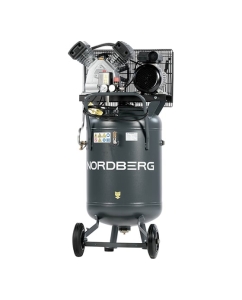 Купить Компрессор вертикальный поршневой с ременной передачей NORDBERG 220В NCPV100/420A в E-mobi