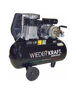 Купить Двухцилиндровый ременной компрессор WIEDERKRAFT 50л 320л/мин WDK-90532 в E-mobi