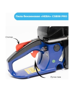 Купить Бензиновая пила НЕВА Мототехника CSB58 PRO 4650002230750  в E-mobi