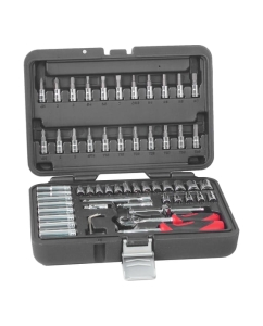 Купить Набор инструментов Gigant Professional 1/4&quot; 57 предметов, Сталь Cr-V, GPS 57  в E-mobi